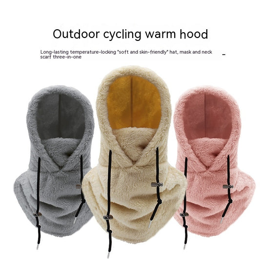 Wind-proof Cap Cold Protection Thickening Scarf Hat
